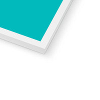 Personalised Quote Art | Cruise Type | Teal Green - Framed