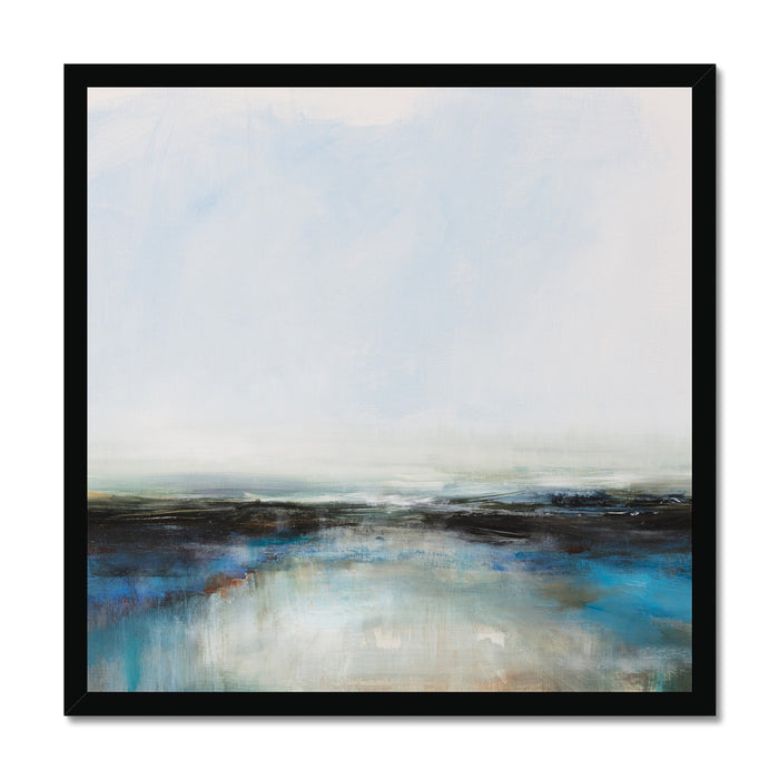 Twilight Tide | Coastal Visions Sea Painting Print - Framed Print - beach painting