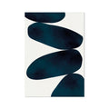 Abstract Blue Art Print | Abstract Solid Shape Art - Unframed Abstract Wall Art