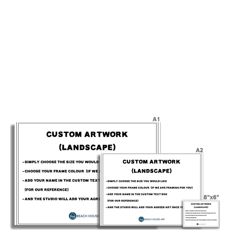 Custom Artwork (Landscape) - Unframed