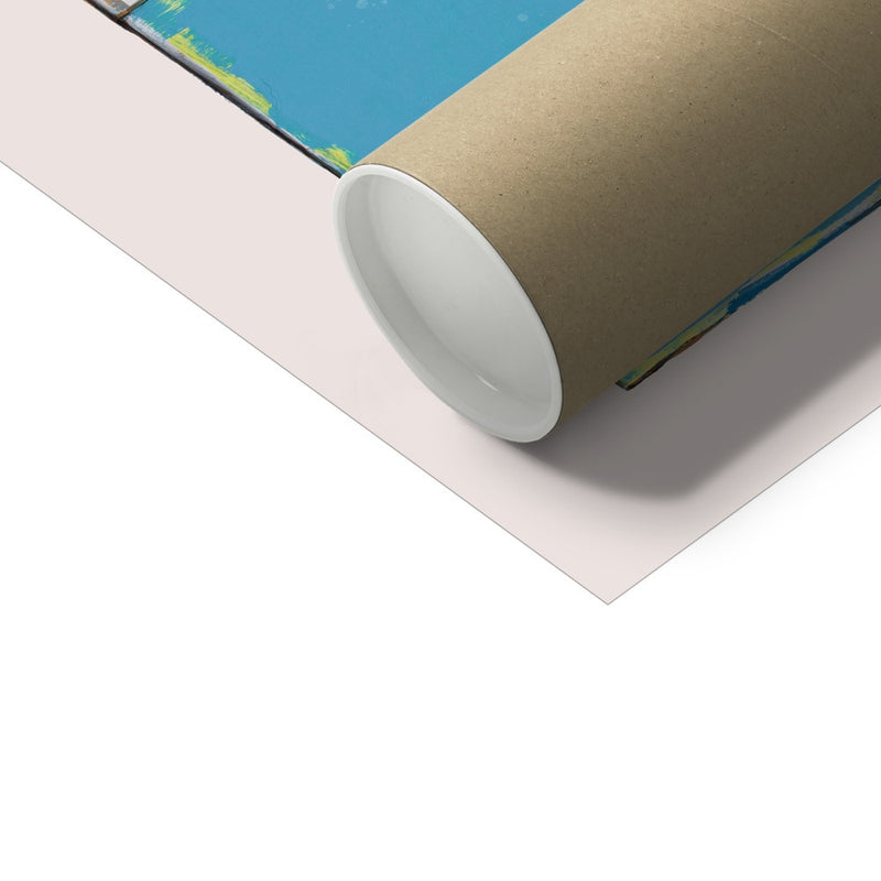 Let's Dance (Aqua) Lyric Book Cover Print - Unframed
