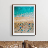 Beach All-sorts | Aerial Beach Photography Print | Unframed Beach Photography wall art- Beach House Art