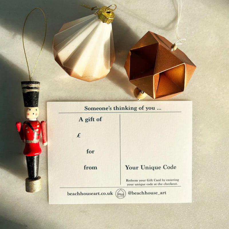 Beach House Art Gift Card