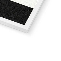 Black Abstract Coast No 1 - Framed Print Wall Art 45.00 Beach House Art