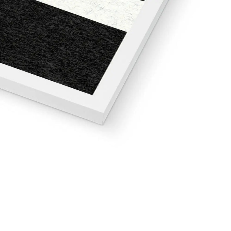 Black Abstract Coast No 1 - Framed Print Wall Art 45.00 Beach House Art