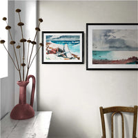 Breaking Storm (Homer) - Framed Print Wall Art 45.00 Beach House Art