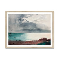 Breaking Storm (Homer) - Framed Print Wall Art 45.00 Beach House Art