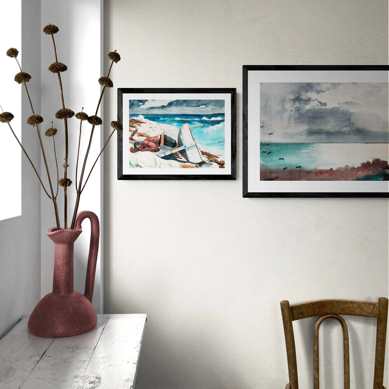 Breaking Storm (Homer) - Unframed Print Wall Art 18.00 Beach House Art
