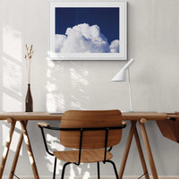 Bright White Cloud - Unframed Print Wall Art 18.00 Beach House Art