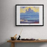 By the Sea (Mondrian) - Framed Print Wall Art 45.00 Beach House Art