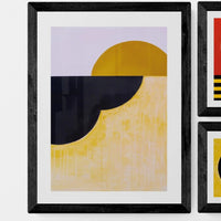 Deco Bay - Modern Coastal Art - Unframed - Beach House Art