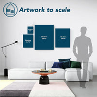 Deco Sunset - Modern Coastal Art - Unframed - Beach House Art