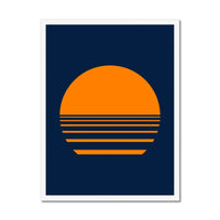 Disco Sunset - Graphic Wall Art - Framed - Beach House Art