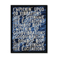 Good Vibrations No 1: Typography Art Print - Framed - Beach House Art