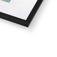 Vintage book cover art print that features "Just Keep Swimming" in cornish blue - available framed