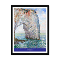 Le Manneporte (Monet) - Framed Print Wall Art 45.00 Beach House Art