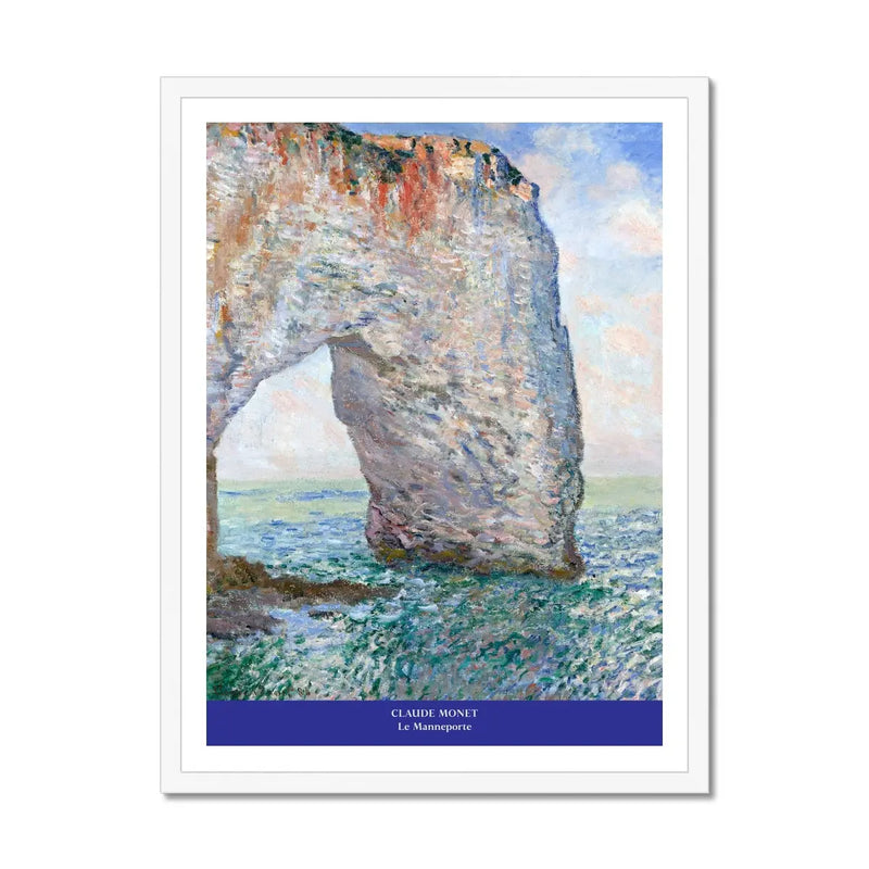 Le Manneporte (Monet) - Framed Print Wall Art 45.00 Beach House Art