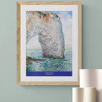 Le Manneporte (Monet) - Unframed Print Wall Art 18.00 Beach House Art
