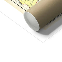 Map Print Of London | Vintage Map Print | London - Unframed