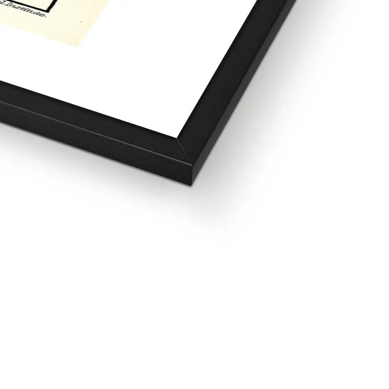 Framed London Map Print | Vintage Map Print | London - Framed