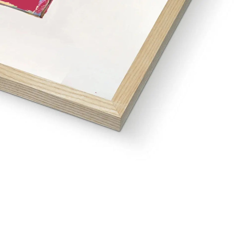 Love and Affection Song Lyric Book Cover Print in Red - Framed Wall Art