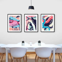 Maquereau - Unframed Print Wall Art 18.00 Beach House Art