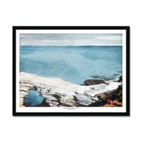Natural Bridge, Bermuda (High Tide) by Homer - Framed Print Wall Art 45.00 Beach House Art