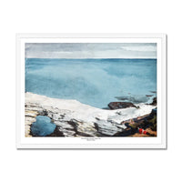 Natural Bridge, Bermuda (High Tide) by Homer - Framed Print Wall Art 45.00 Beach House Art