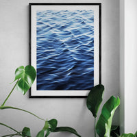Ocean Surface - Unframed Print Wall Art 18.00 Beach House Art