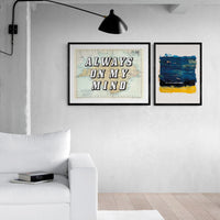 Palette Coast - Framed Print Wall Art 45.00 Beach House Art