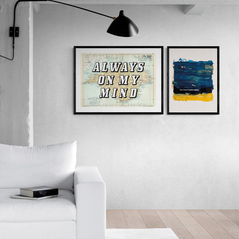 Palette Coast - Framed Print Wall Art 45.00 Beach House Art