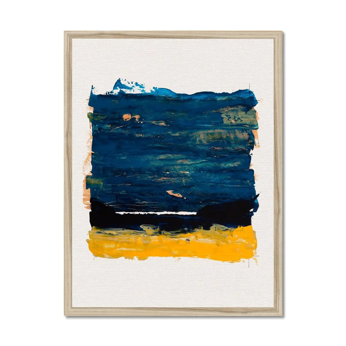 Palette Coast - Framed Print Wall Art 45.00 Beach House Art