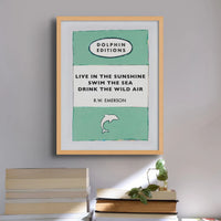 Personalised Book Cover Art | Custom Art Print in Green - Framed Wall Art