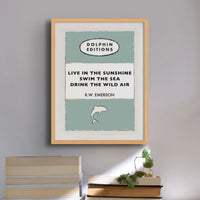 Personalised Book Cover Art | Custom Art Print in Green - Framed Wall Art