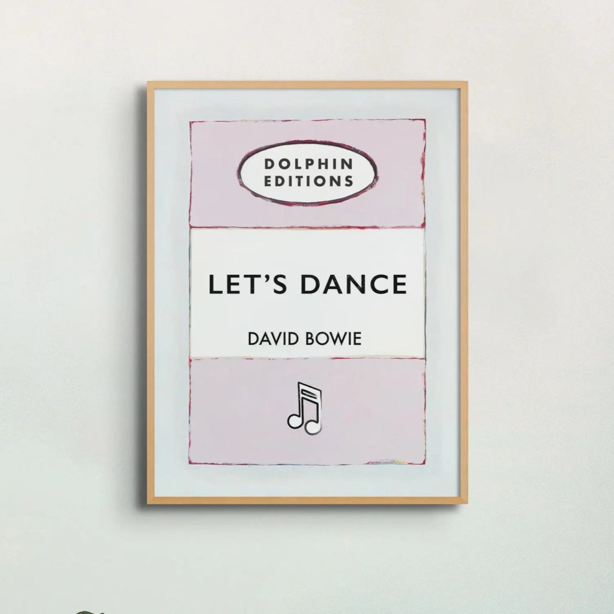 Personalised Book Cover Art Print | Custom Song Lyric Print | Song Lyrics on print in Pink - Framed Wall Art