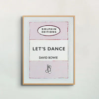 Personalised Book Cover Art | Custom Song Lyric Print | Pink - Unframed Wall Art