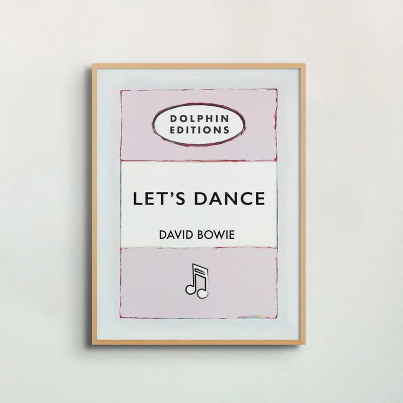 Personalised Book Cover Art | Custom Song Lyric Print | Pink - Unframed Wall Art