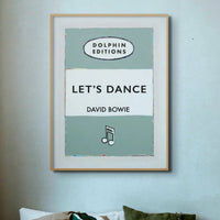 Personalised Book Cover Art Print | Custom Song Lyric Print | Song lyrics on print in Green - Framed Wall Art