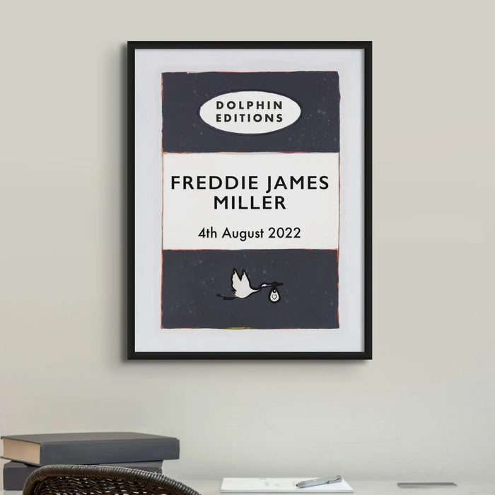 personalised wedding gifts | Custom Name Print | Anniversary gift art print in Black - Framed wall art