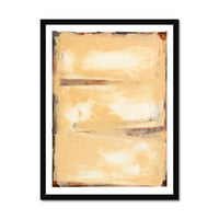 Sandy Bay - Modern Coastal Art - Framed - Beach House Art