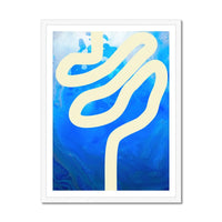 Sea Snake (Ivory) - Framed Print Wall Art 45.00 Beach House Art