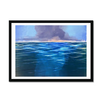 Seascape Art Print (Ocean Wall Art) - Framed Beach House Art