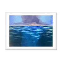 Seascape Art Print (Ocean Wall Art) - Framed Beach House Art