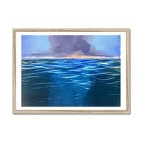 Seascape Art Print (Ocean Wall Art) - Framed Beach House Art