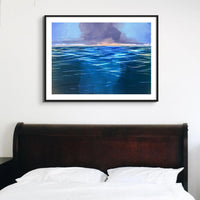 Seascape Art Print (Ocean Wall Art) - Unframed Beach House Art