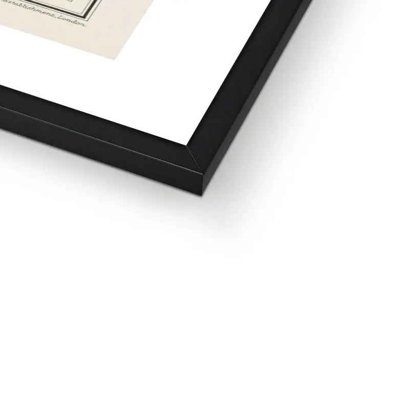 Detail of black frame - Beach House Art