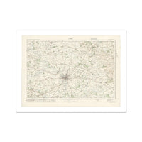 York Vintage Map Print | Map Print of York - Unframed Map Print