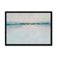 Tide Beach Art Print | Abstract Sea Painting - Framed Wall Art