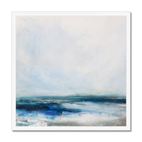 Celestial Shore | Coastal Visions Sea Painting Print - Framed Print -  beach painting