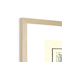Stirling and Clackmannanshire Map Print - Framed